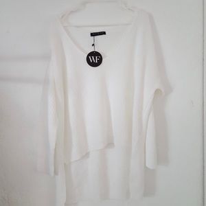 White Fox Knit Sweater